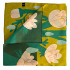 April Showers Scarf | 100% Silk Bandana | Floral Scarves