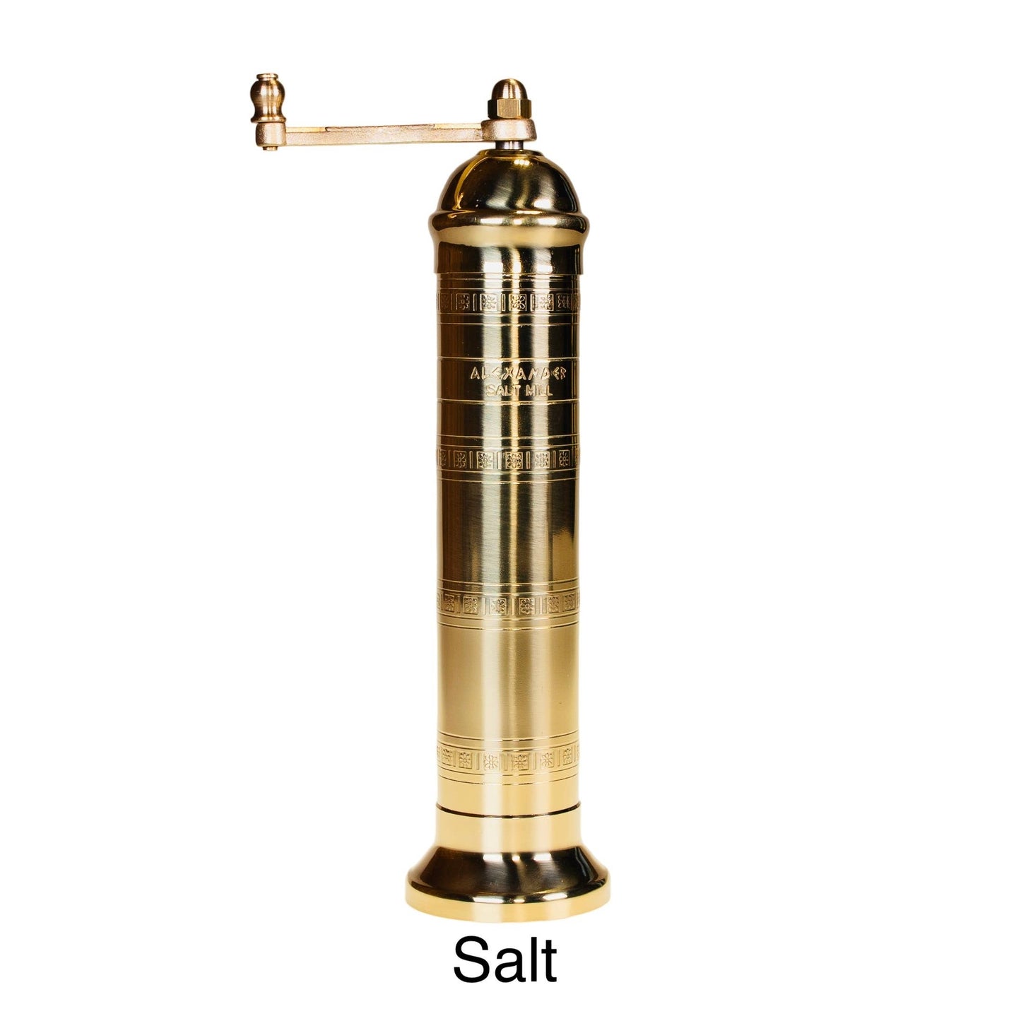 Solid Brass Salt Mill