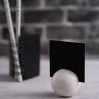 Marble Round Placecard Holder