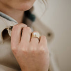 Nile Ring // 8mm // Pearl