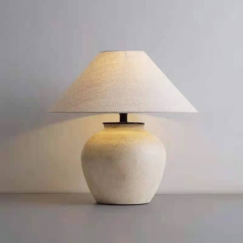 Ceramic Lamp - Charcoal