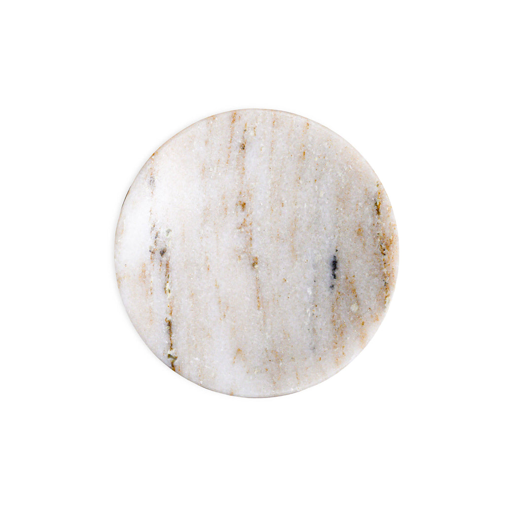 Brown Galaxy Marble Round Flared Soap Dish 5"