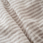 Linen Duvet - Natural Ticking Stripe