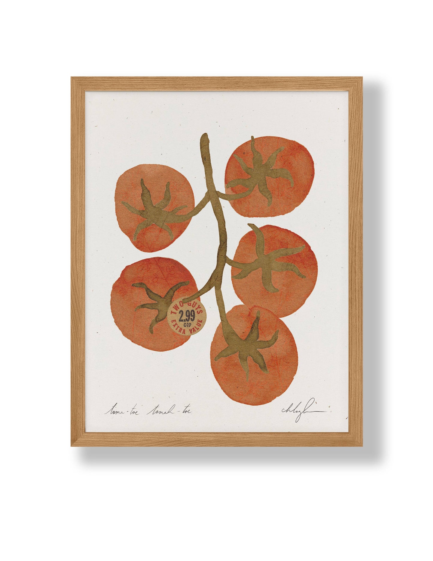 Tomatoe Tomahtoe Art Print