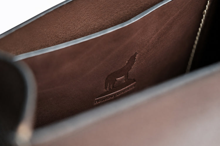 Ridgeline English Bridle Leather - Brass Hardware