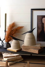Blackbird Clay Canister