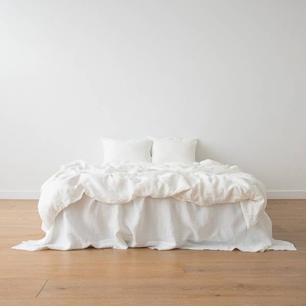 Linen Duvet - Off White