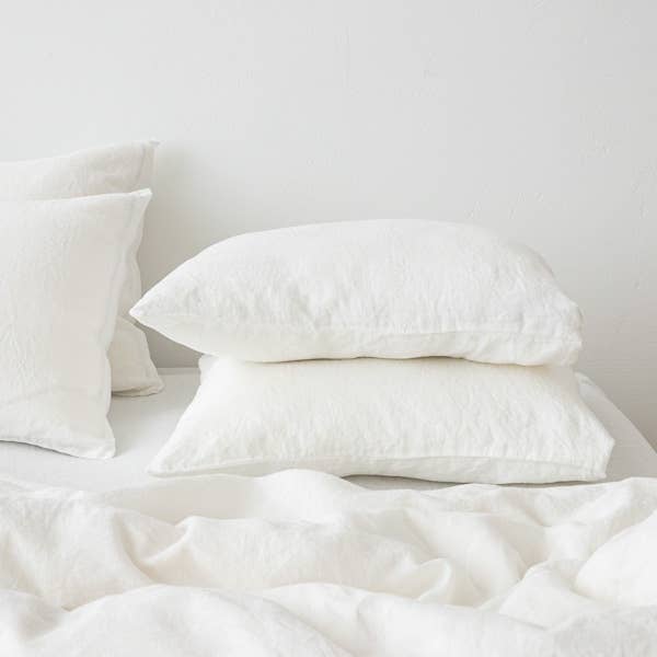 Linen Pillow Case - Off White