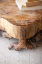 MULBERRY ROOT AND WILLOW WOOD SERVING TRAY