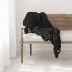 Infinite Chunky Knit Blanket | Minky | Big
