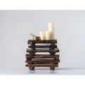 Found Wood Pedestal