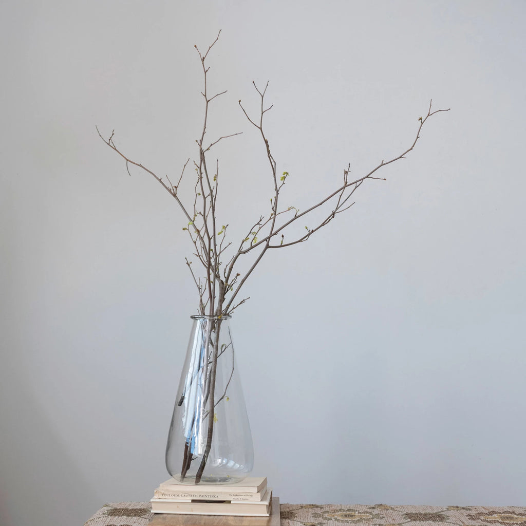 Hand-Blown Oversized Glass Vase