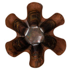 Copper Ruffled Bowl