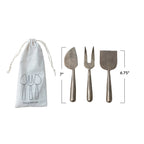 Hand-Forged Metal Cheese Servers