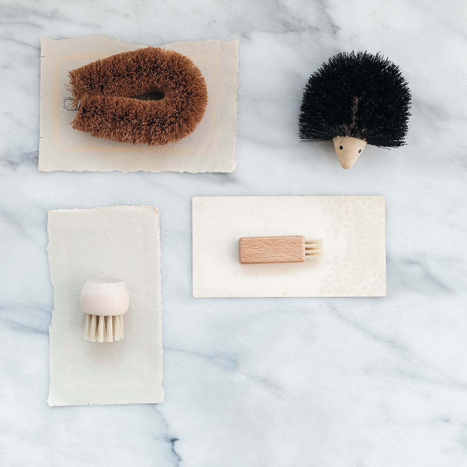 Stainless Steel & Cocofiber Vegetable Brush