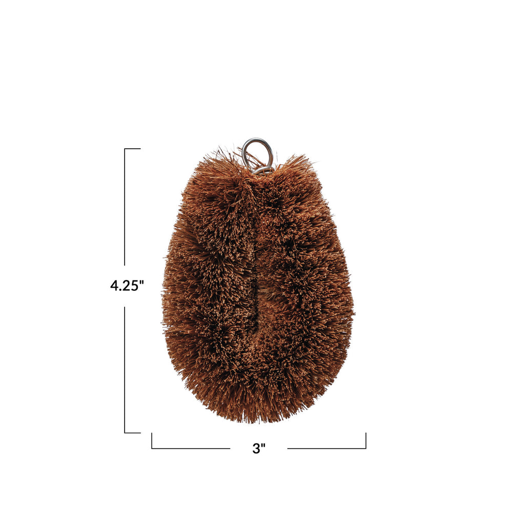 Stainless Steel & Cocofiber Vegetable Brush