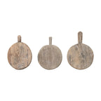 Found Wood Bread Board with Handle