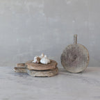 Found Wood Bread Board with Handle