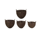 Woven Banana Leaf Basket with Handles