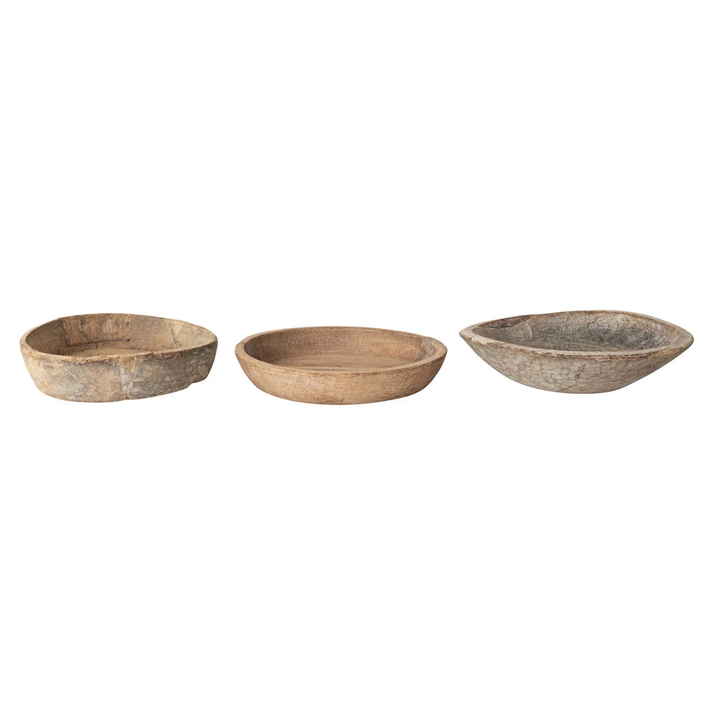 Found Decorative Wood Bowl