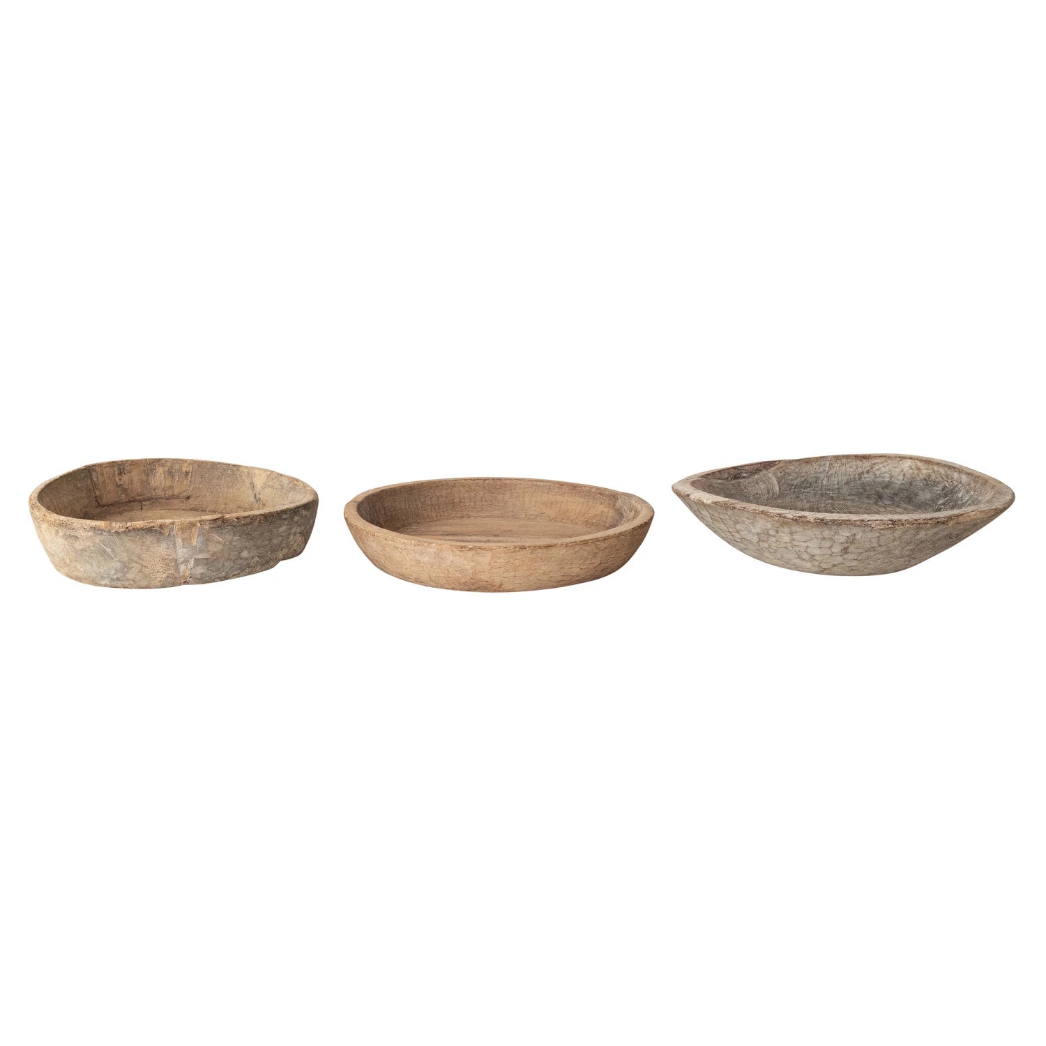 Found Decorative Wood Bowl