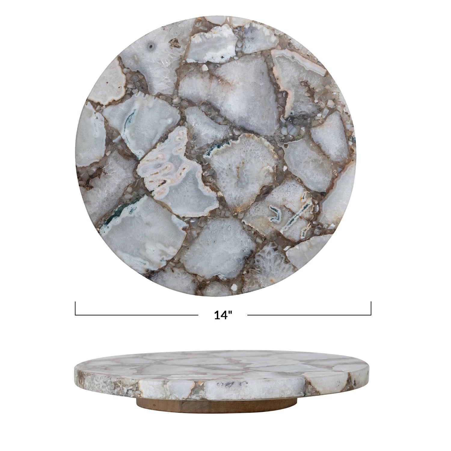Agate Lazy Susan