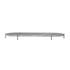 Oval Decorative Marble Tray with Stand