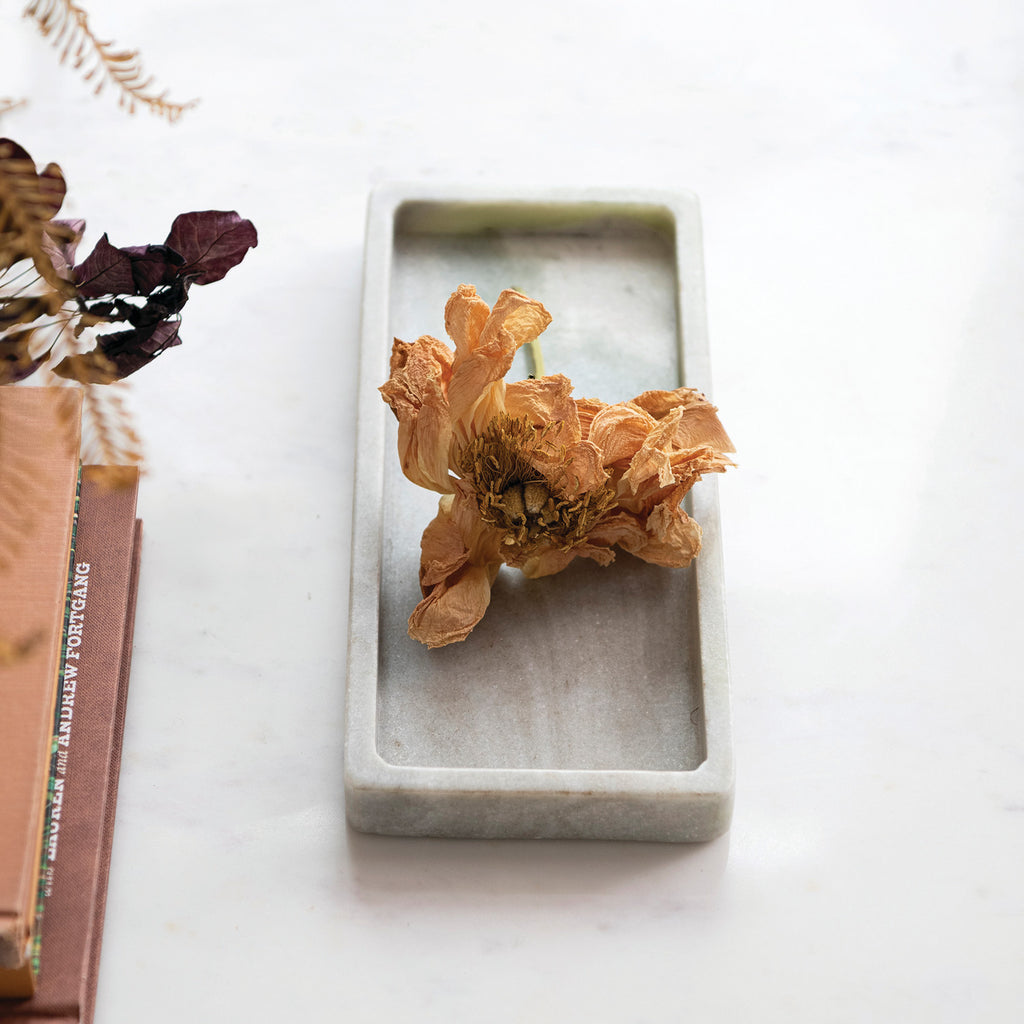 Green Marble Tray