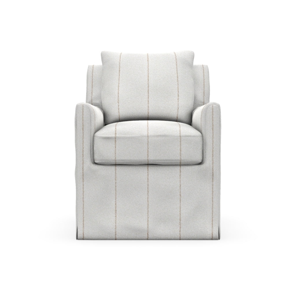 Lilah Slipcovered Swivel Glider Chair