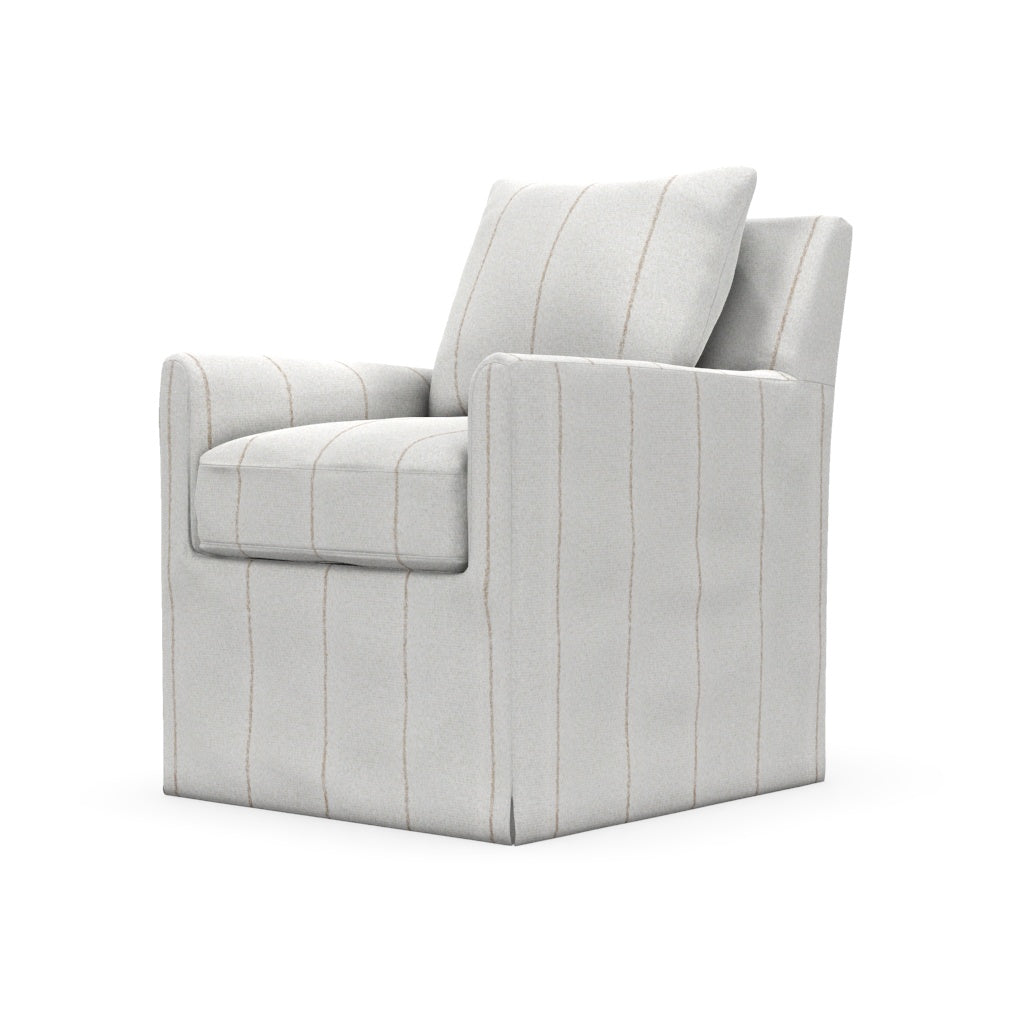 Lilah Slipcovered Swivel Glider Chair