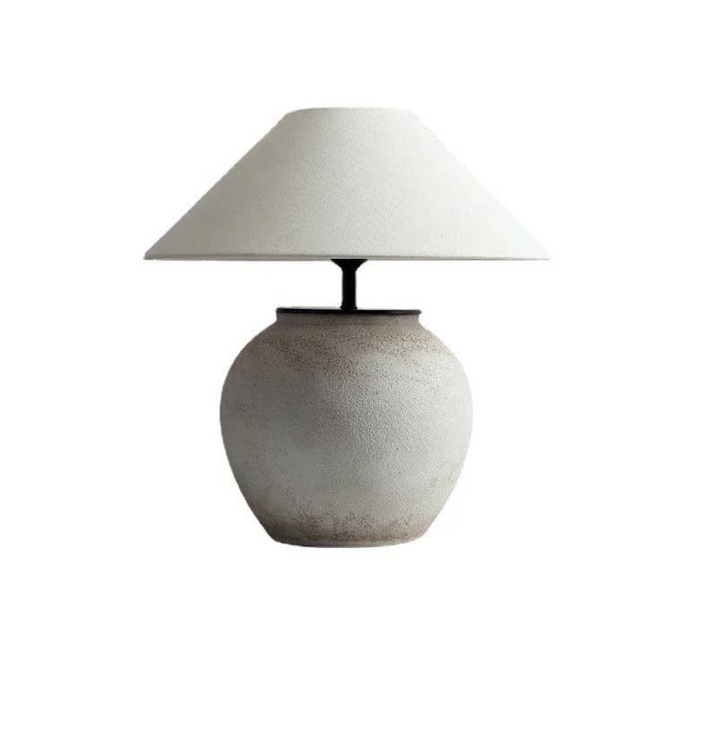 Ceramic Lamp - Charcoal