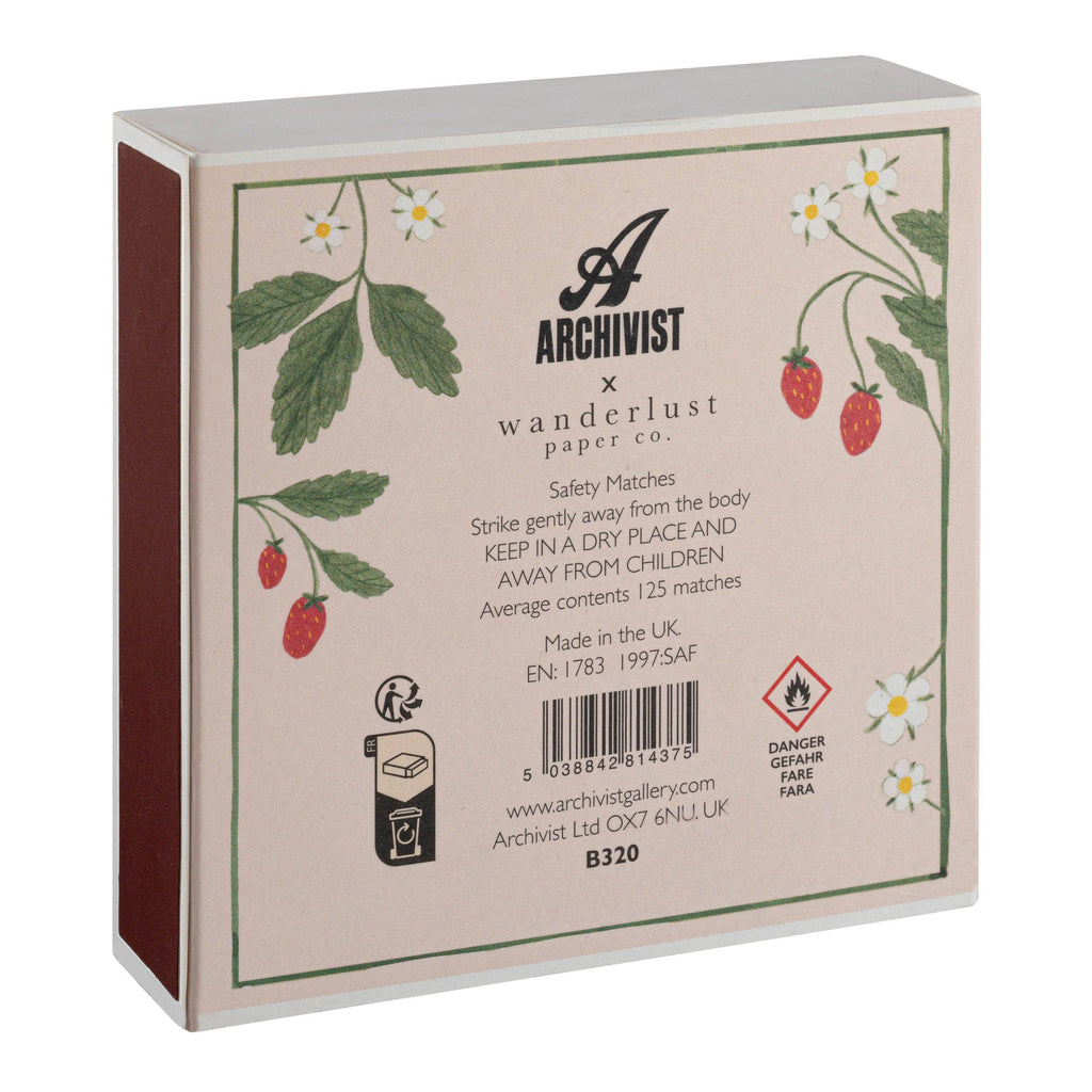 Strawberry  | Square - Safety Matches