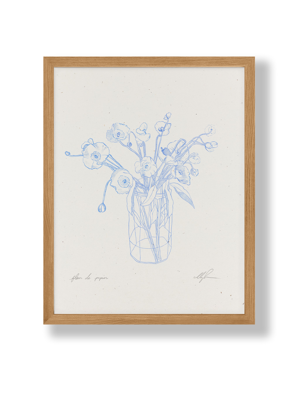 Fleurs de Papier Art Print