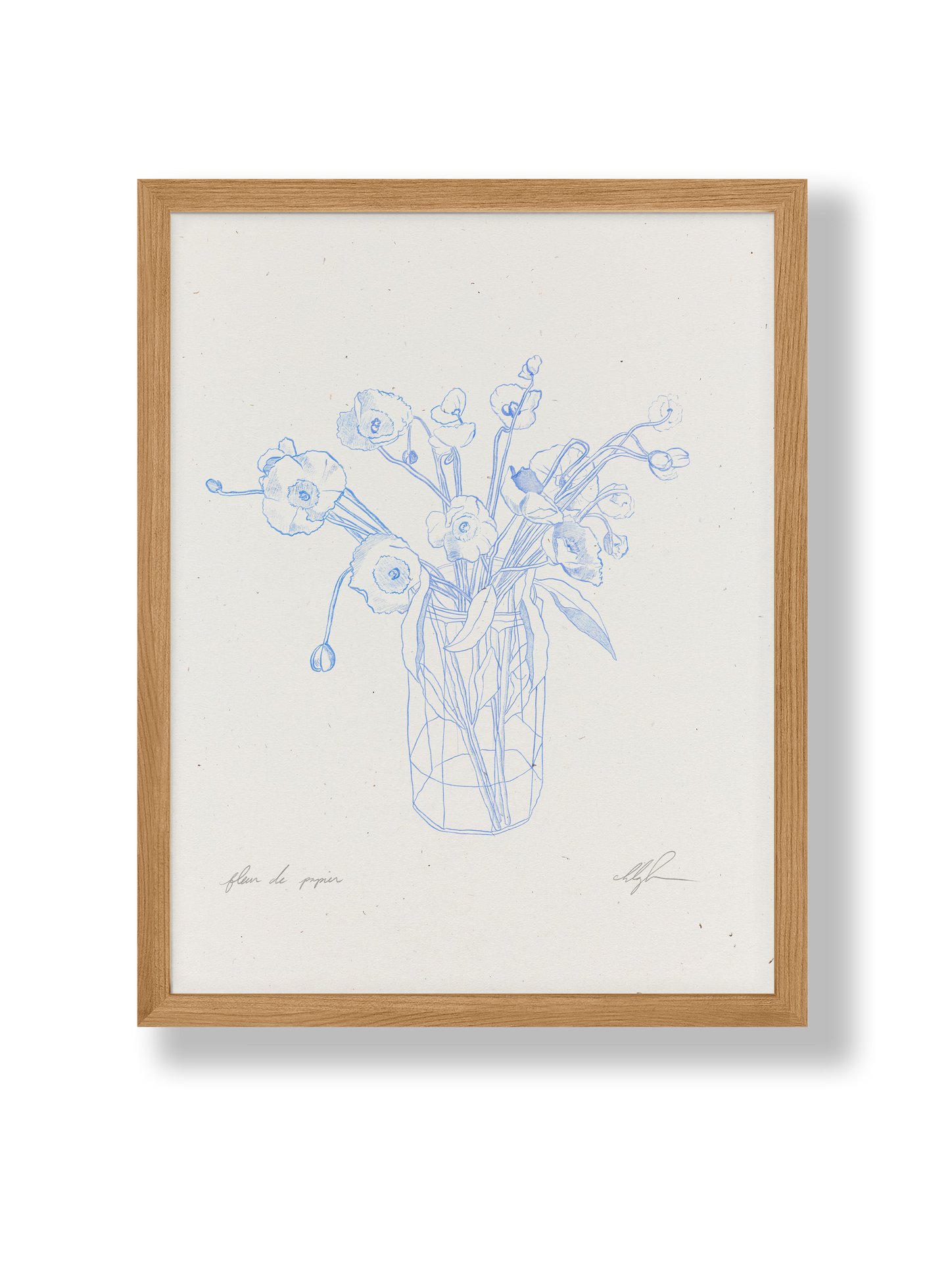 Fleurs de Papier Art Print