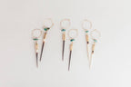 Yellowstone Beth Dutton Quill Earring // Hoop with Turquoise
