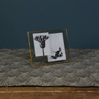 Monroe Easel Frame - Horizontal - Brass