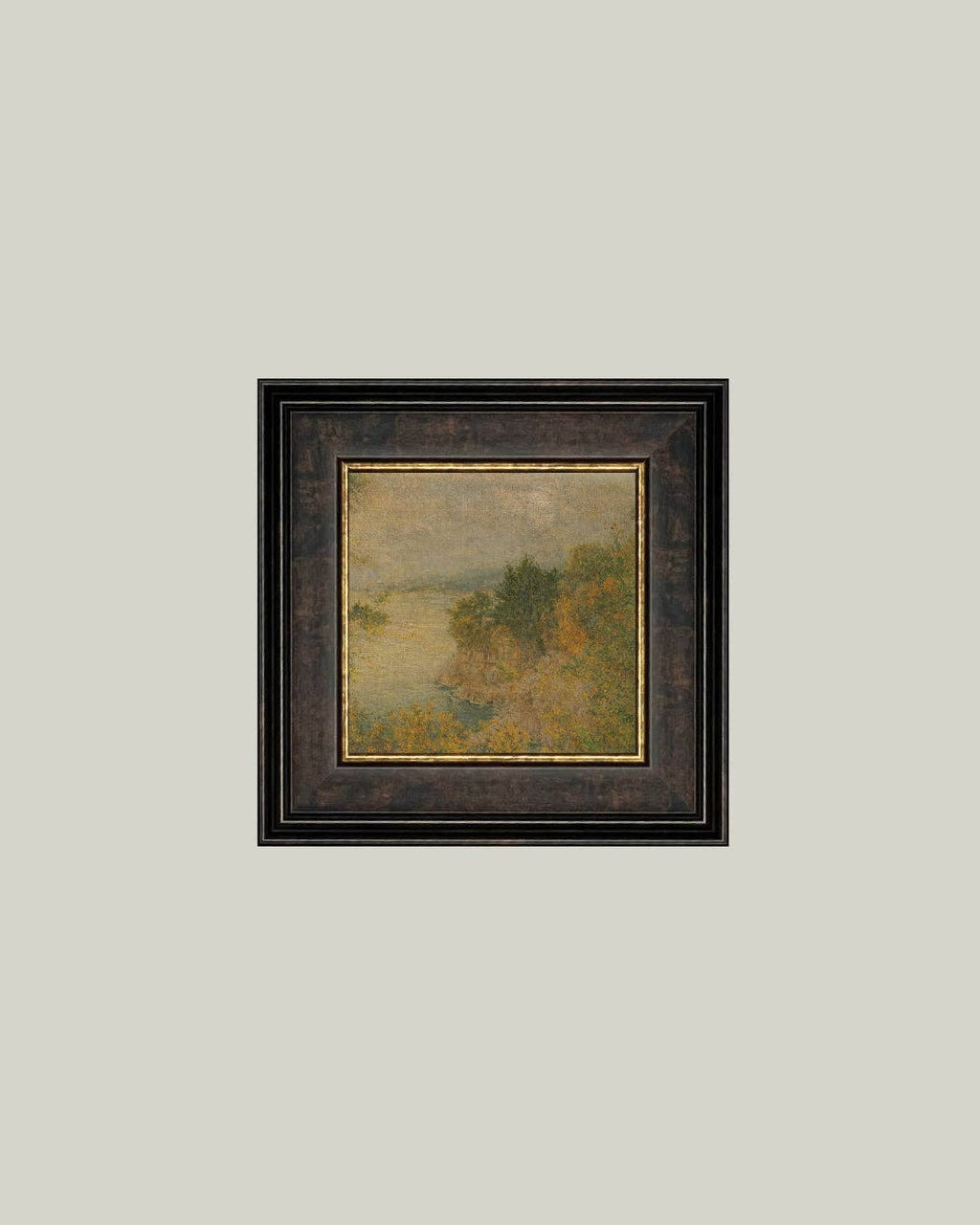 Autumn Landscape Framed Antique Art