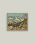 Sierra Grande, Pack Train Framed Antique Art