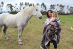 Desert Sand Alpaca Blend Throw Blanket