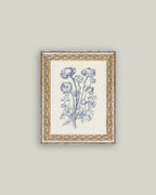 Blue Flower Sketch