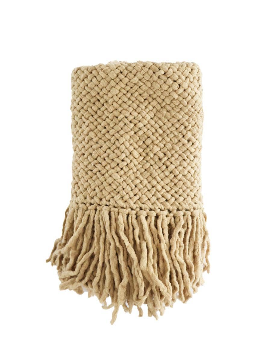 Argentinian Pacha Throw - Sand