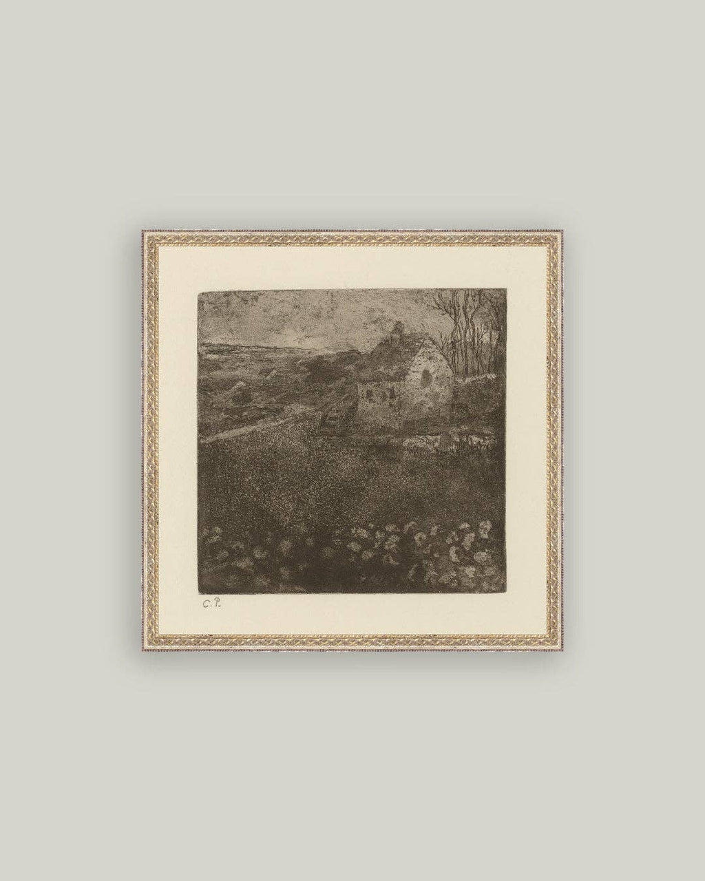 La Masure Framed Antique Art
