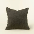 Lina Linen Pillow: Avocado