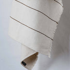 Línea Handloomed Cotton Blanket — Sepia