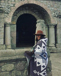 Inca Alpaca Blend Traveler Blanket - Grey