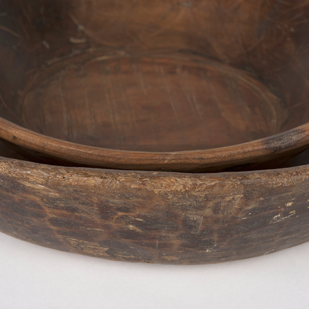 Nikita Reclaimed Wood Bowls - Brown