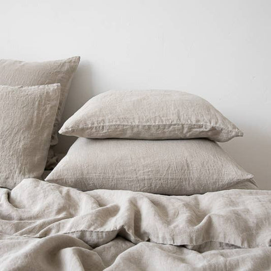 Linen Pillow Case - Natural