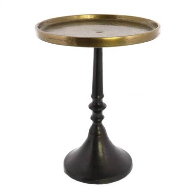 Reese Pedestal - Med - Brass & Bronze