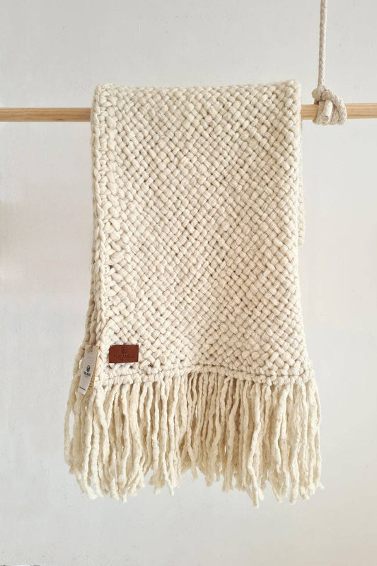 Argentinian Pacha Throw - Natural