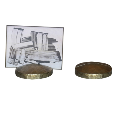 Chiseled Place Card Holder Disk